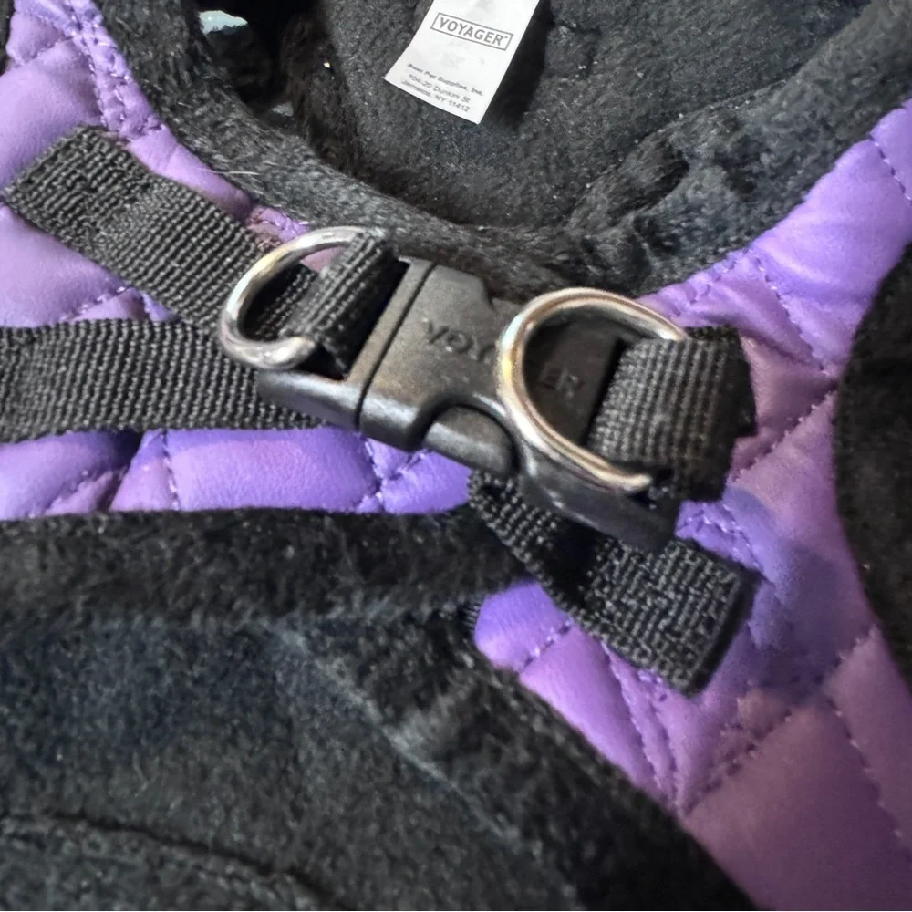 Voyager Step-In Plush Dog Harness Purple Small NWOT Reflective Vest NWOT